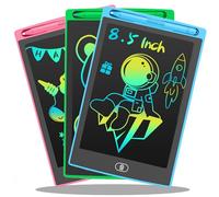 LEYAOYAO 3 Pack LCD Writing Tablet for Kids, 8.5inch Colorful Screen Doodle Pad Drawing Board, Learning Educational Toys Gifts for 3 4 5 6 7 Years Old Girls Boys (Pink+Blue+Green)