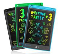 LEYAOYAO 3 Pack LCD Writing Tablet for Kids, 8.5inch Colorful Screen Doodle Pad Drawing Board, Learning Educational Toys Gifts for 3 4 5 6 7 Years Old Girls Boys (Black+Green+Blue)