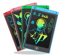 LEYAOYAO 4 Pack LCD Writing Tablet for Kids, 8.5inch Colorful Screen Doodle Pad Drawing Board, Learning Educational Toys Gifts for 3 4 5 6 7 Years Old Girls Boys (Green+Red+Pink+Blue)