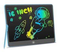 LEYAOYAO LCD Writing Tablet for Kids, 16 Inch Colorful Drawing Pads Doodle Boards, Educational and Learning Kids Toys Gifts for 3 4 5 6 7 8 Year Old Boys and Girls (Blue)