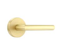 Leydebong 1 Pack Gold Closet Door Knobs, Handle Function Non-Locking Dummy Door Handles, Brushed Gold Individual Dummy Door Knob Single Side for Closets, French Double Doors, and Pantry