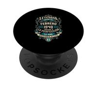 Leyendas 83 Cumpleanos 2023 Nacidos En Febrero De 1940 PopSockets Adhesive PopGrip