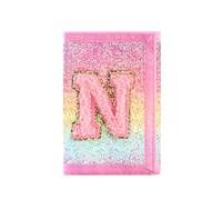 Leyeve Kids Wallets for Girls Teen,Cheap RFID Trifold wallet for 4-6-8-10-12-14-16Ages, Play Toddler Wallet for kids with Initials Zipper Coin Pocket,TriFold Childrens Wallet Novelty Birthday Gift,