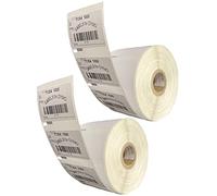 LEYF Dymo Labels for Labelwriter 11354-2 Roll Pack Labels x 1000 Labels per Roll = 2000 Labels, Self-Adhesive, Compatible with Dymo Labelwriter & Seiko Label Printers, 57 x 32 mm, 2X11354