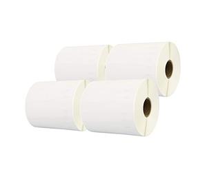 LEYF DYMOXL4 Labelwriter Labels, S0904980, 104 mm x 159 mm, 4 Rolls, Pack of 220 Labels, Each Roll = 880 Labels, Self-Adhesive, Address Labels, Shipping Labels