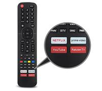 Leyf Hisense Replacement Remote Control - Compatible with Many Models such as EN2X30H/ EN2D27/ ERF6A64/EN-33926A for Smart LED QLED UHD TV Netflix, Prime Video, YouTube, Rakute TV with Keys