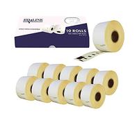 LEYF Labels for Dymo Labelwriter 99010 - S0722370-89 x 28 mm - 10 Roll Pack Labels x 130 Labels per Roll = 1300 Labels, Address Labels, Self-Adhesive, Compatible with Dymo & Seiko Label Printers