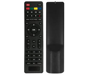Leyf Universal 9-in-1 Compatible Remote Control for DVB-T TNT Receiver - Redline, HD Line, Geant, Tiger, Sky, Drake, Servimat, Istar, Samsat, Trumax, Dynavision, Head, Echosonic, Regular, Technocoms