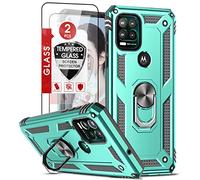 LeYi Compatible with Motorola Moto G Stylus 5G Case, [Military Grade] Protective Phone Case with Ring Kickstand for Motorola G Stylus 5G [NOT for G Stylus 2020/2021], Mint
