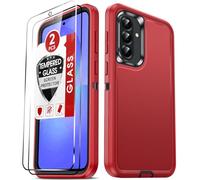 LeYi for Samsung Galaxy-A36/A56-Case: Full Body Heavy Duty Protection, Red