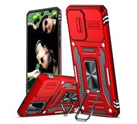 LeYi for Samsung Galaxy S20(Not Fit S20+) Phone Case, with Camera Lens Cover Slider and Ring Stand Holder, Military Grade Hard Protective Cover Tough Armour Case for Samsung Galaxy S20, Red