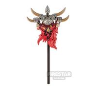 LeYiLeBrick Minifigure Accessory Horde Flag with Horns MULTICOLOURED