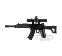 LeYiLeBrick Minifigure Firearm QBZ-4 Assault Rifle BLACK