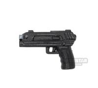 LeYiLeBrick Minifigure Firearm SW Captain Rex Pistol BLACK