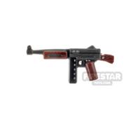 LeYiLeBrick Minifigure Firearm Thompson Submachine Gun REDDISH BROWN