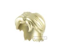 LeYiLeBrick Minifigure Hair Short Layered Cut PEARL YELLOW