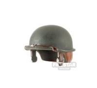 LeYiLeBrick Minifigure Headgear War Helmet with Short Hair DARK GRAY
