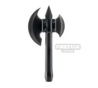 LeYiLeBrick Minifigure Weapon Double Edged Axe BLACK