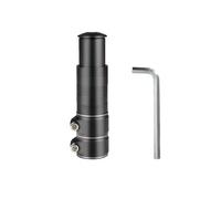 Leyisheng Bike Stem Riser 138mm - 100mm Height Adjustable Handlebar Riser 5 Washers for Mountain/Hybrid Bikes Fits 1-1/8" (28.6mm) Fork - Aluminum Alloy Bicycle Handlebar Extender