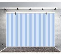 Leyiyi 8x6ft Photography Background Striped Backdrop Happy Birthday Party Vertical Horizontal Stripes Icecream Boy Blog Make Up Vlogger Summer Ocean Water Baby Shower Photo Portrait Vinyl Studio Prop