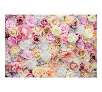 Leyiyi 8x6ft Romance Rose Flowers Backdrop Flower Clusters Wedding Ceremony Wedding Bridal Shower Photo Studio Props Background
