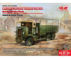 LEYLAND RETRIEVER GENERAL SERVICE - WW II BRITISH TRUCK #35602 1/35 ICM