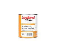 Leyland Trade Acrylic Eggshell Paint - Brilliant White 750ml