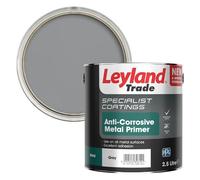 Leyland Trade Anti Corrosive Metal Primer - Grey - 2.5L