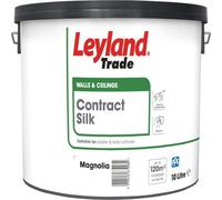 Leyland Trade Contract Magnolia Silk Emulsion Paint, 10L