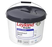 Leyland Trade Contract Matt Emulsion Paint Light Grey 10L