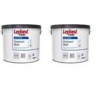 Leyland Trade Contract Matt Light Grey 10L Pack Of 2