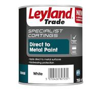 Leyland Trade - Direct to Metal Paint - White - 750ml