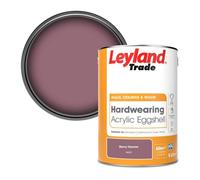 Leyland Trade Hardwearing Acrylic Eggshell Emulsion Paint Berry Heaven (02C37) 5L
