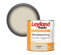 Leyland Trade Hardwearing Acrylic Eggshell Emulsion Paint Bone White (Ppg14-22) 2.5L