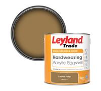 Leyland Trade Hardwearing Acrylic Eggshell Emulsion Paint Caramel Fudge (Ppg1095-6) 2.5L