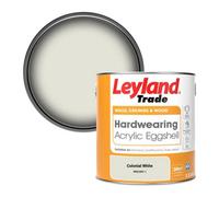 Leyland Trade Hardwearing Acrylic Eggshell Emulsion Paint Colonial White (Ppg1097-1) 2.5L