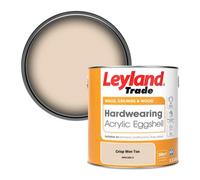 Leyland Trade Hardwearing Acrylic Eggshell Emulsion Paint Crisp Won Ton (Ppg1202-3) 2.5L