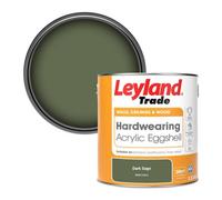 Leyland Trade Hardwearing Acrylic Eggshell Emulsion Paint Dark Sage (Ppg1124-6) 2.5L