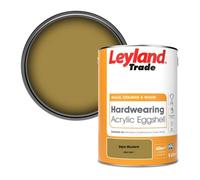 Leyland Trade Hardwearing Acrylic Eggshell Emulsion Paint Dijon Mustard (Ppg1108-7) 5L