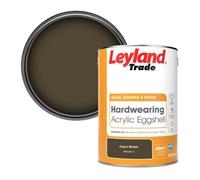Leyland Trade Hardwearing Acrylic Eggshell Emulsion Paint Friar's Brown (Ppg1024-7) 5L