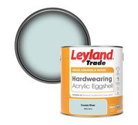 Leyland Trade Hardwearing Acrylic Eggshell Emulsion Paint Frozen River (Ppg1147-2) 2.5L