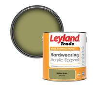 Leyland Trade Hardwearing Acrylic Eggshell Emulsion Paint Golden Grass (Ppg1119-6) 2.5L