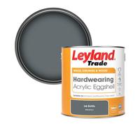 Leyland Trade Hardwearing Acrylic Eggshell Emulsion Paint Ink Bottle (Ppg1012-6) 2.5L