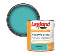 Leyland Trade Hardwearing Acrylic Eggshell Emulsion Paint Montego Bay (Ppg1233-6) 2.5L