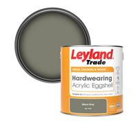 Leyland Trade Hardwearing Acrylic Eggshell Emulsion Paint Moss Grey (Ral 7003) 2.5L