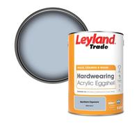 Leyland Trade Hardwearing Acrylic Eggshell Emulsion Paint Northern Exposure (Ppg1165-3) 5L