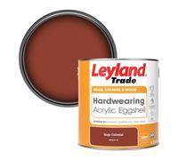 Leyland Trade Hardwearing Acrylic Eggshell Emulsion Paint Rojo Colonial (Ppg13-15) 2.5L