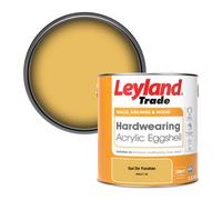 Leyland Trade Hardwearing Acrylic Eggshell Emulsion Paint Sol De Yucatan (Ppg17-18) 2.5L