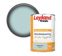 Leyland Trade Hardwearing Acrylic Eggshell Emulsion Paint Veridian Green (Ppg1142-3) 5L