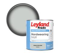Leyland Trade Hardwearing Matt Emulsion Paint Afraid Of The Dark (Ppg0994-1) 2.5L